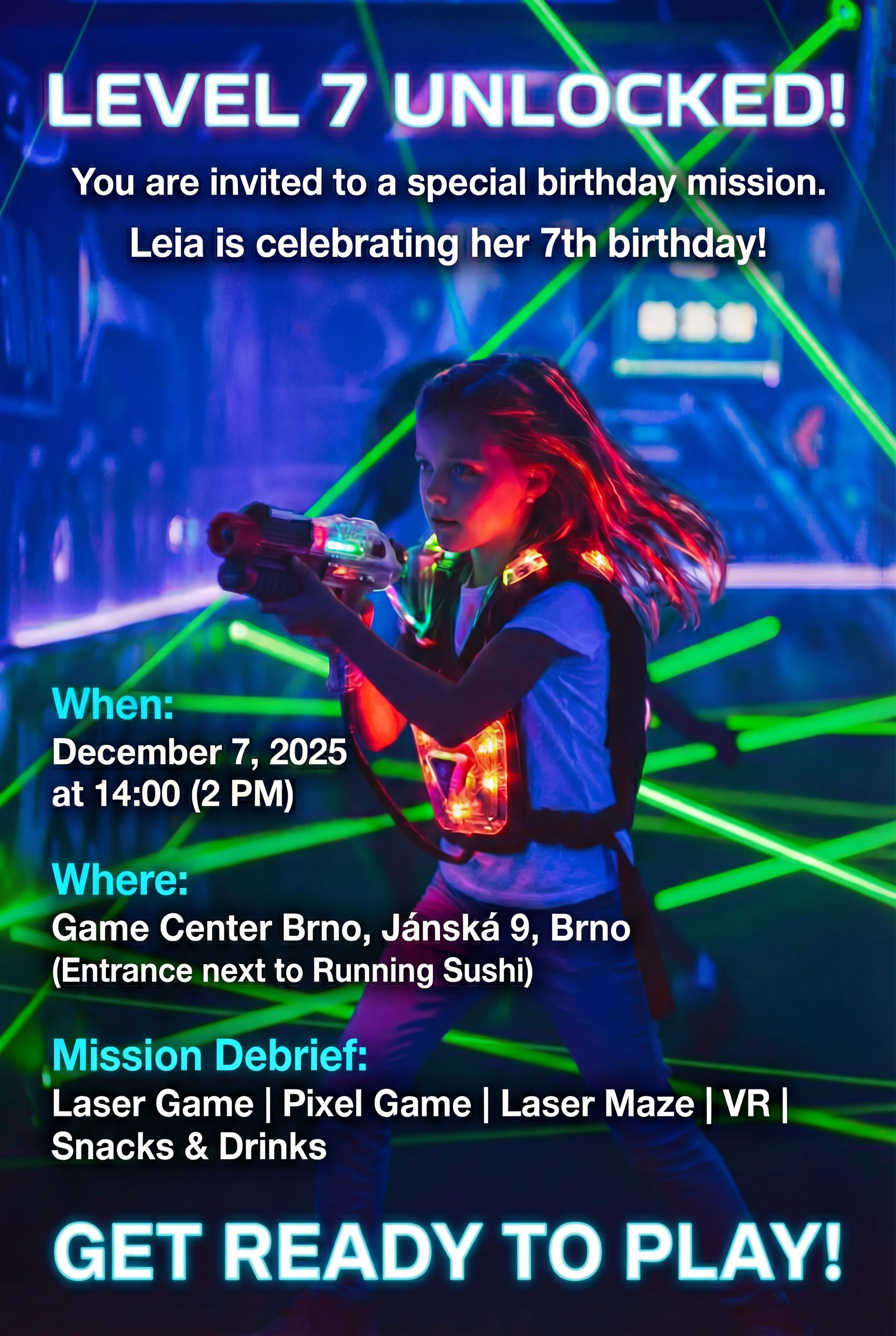 hotový leták vygenerovaný pomocí AI